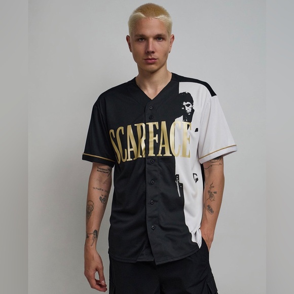 NWT Scarface x Reason Baseball Jersey - Picture 1 of 4